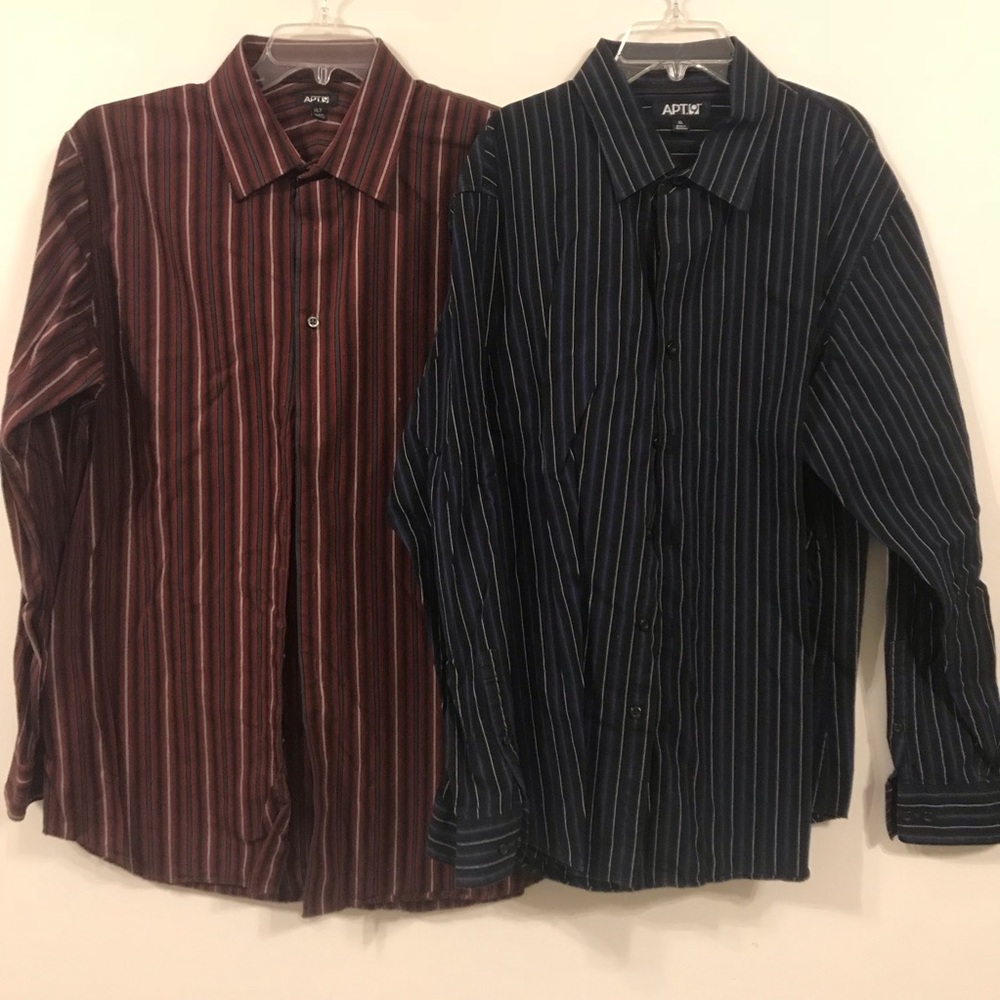APT 9 Dress Shirts quantity 2 SZ XL one tall